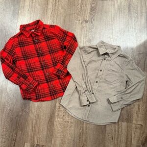 Boys Cat & Jack Button Up Shirts